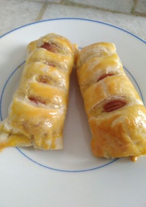 Foto resep Sosis keju roll pastry