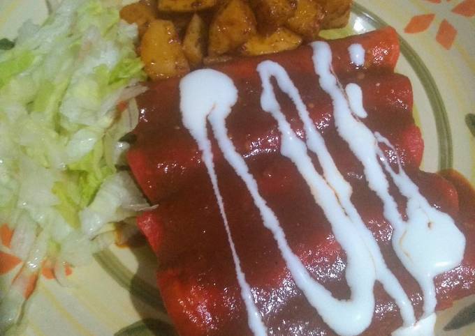 Enchiladas rojas ??️? Receta de Karla ???- Cookpad