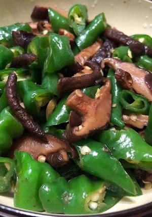 豆豉香菇糯米椒 的食譜成品照片