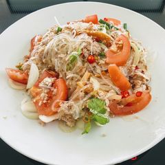 A picture of Spicy Glass Noodles Salad(vermicelli).