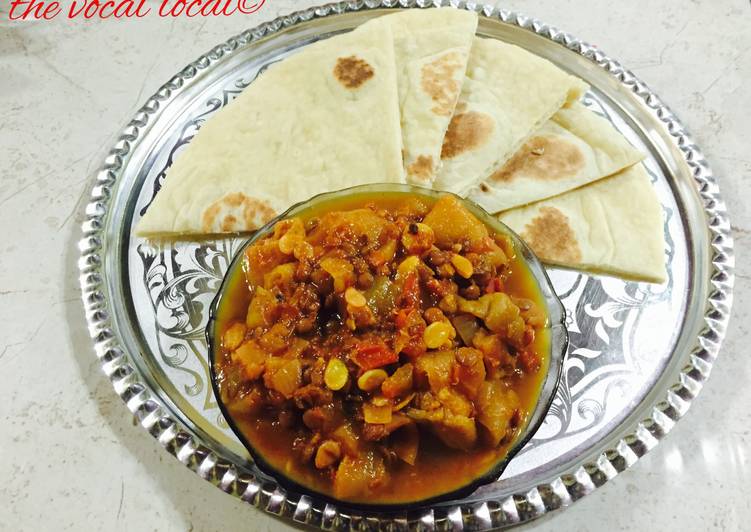 Easiest Way to Prepare Perfect Jingee Sambar and Naan Roti