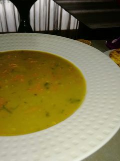 Una foto de Sopa de Arvejas
