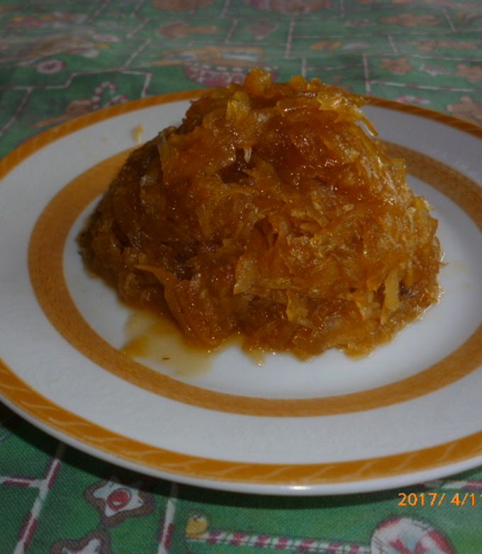 Una foto de Dulce de Lechosa con Piña