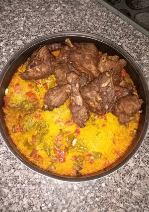 صورة لوصفة المندي على الطريقة الخليجية