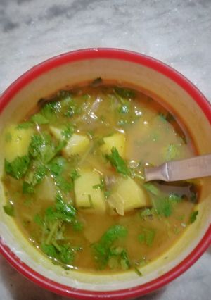 A picture of Potato curry.