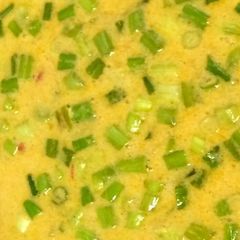 A picture of Corn & Roasted Pepper Cheesy Chowder.