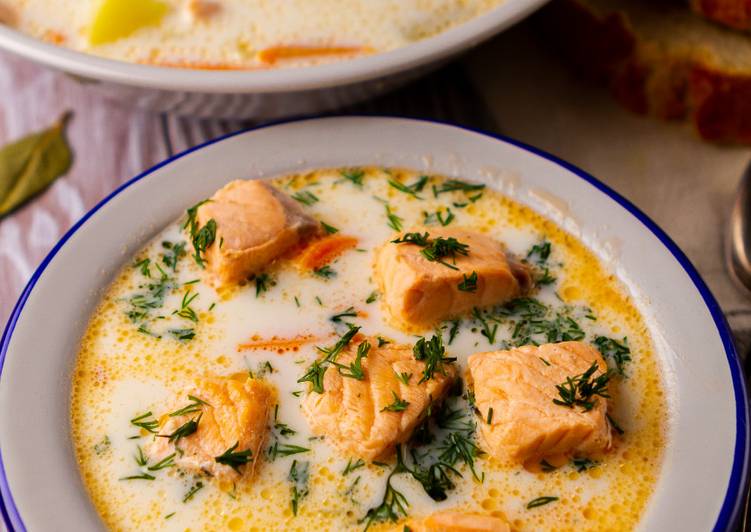 Recipe: Yummy 🐟 Уха по-фински Лохикейто🍲