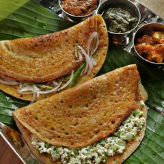 Moong dal ka chilla A picture of Moong dal ka chilla.