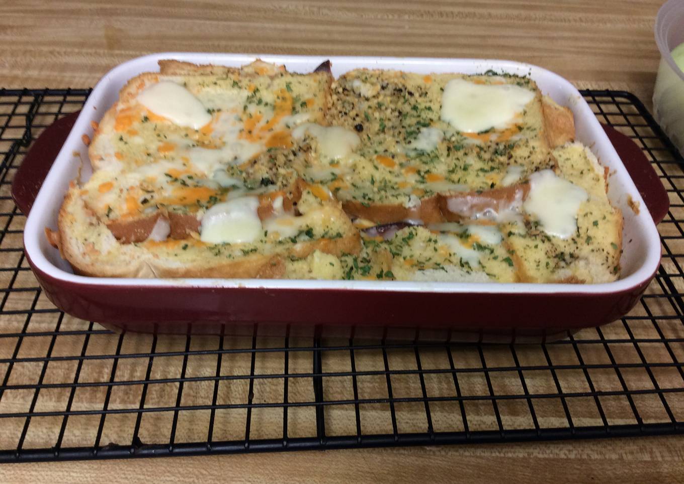 Brunch Grilled Ham Cheese Casserole