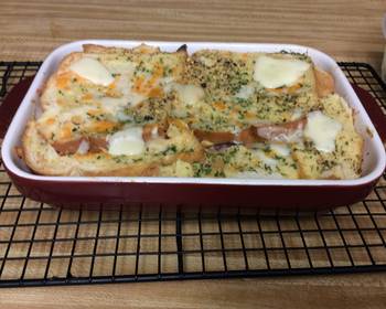 Fresh, Prepare Recipe Brunch Grilled Ham Cheese Casserole Restaurant Style