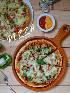 Foto resep Chicken Blackpepper Pizza