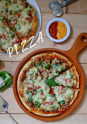 Foto resep Chicken Blackpepper Pizza