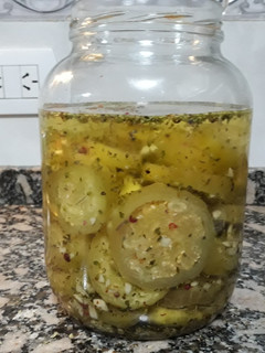 Una foto de Berenjenas al escabeche