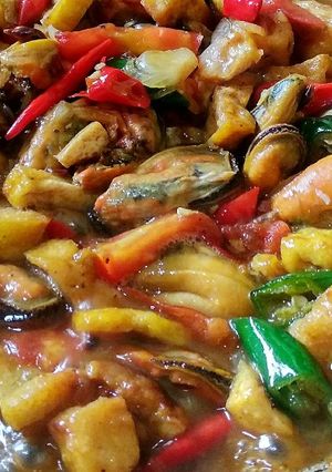 Foto resep Masak Kerang Kupas dan Tahu