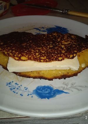 Una foto de Cachapas con queso campesino