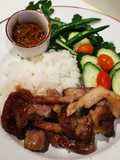 สันคอหมูอบจิ้มน้ำพริกปลาร้า #อาหารไทยง่ายๆ