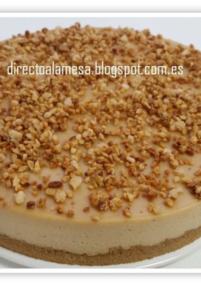 Una foto de Tarta de turrón