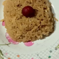 A picture of Jaggery rice.