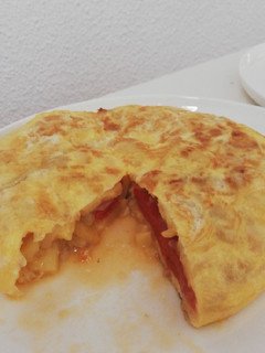 Una foto de Tortilla rellena