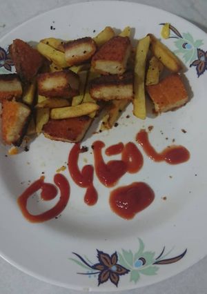 عکسی از دستور نهار فوری و خوشمزه من 💘💘💘