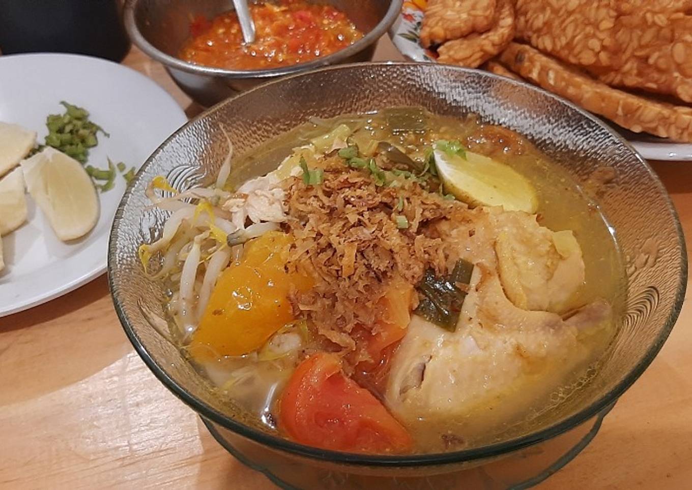 Soto ayam sederhana