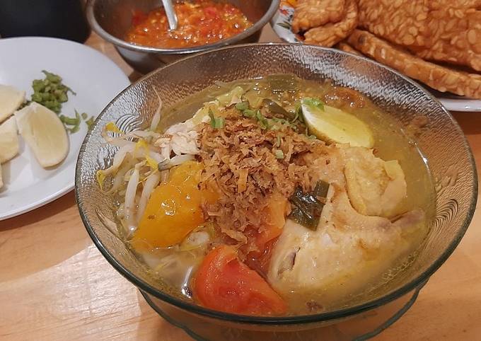 Soto ayam sederhana