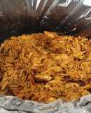 Honey Shredded Chicken in the Slow Cooker