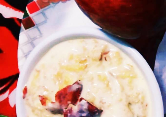 Steps to Prepare Jamie Oliver Apple Custard Delight