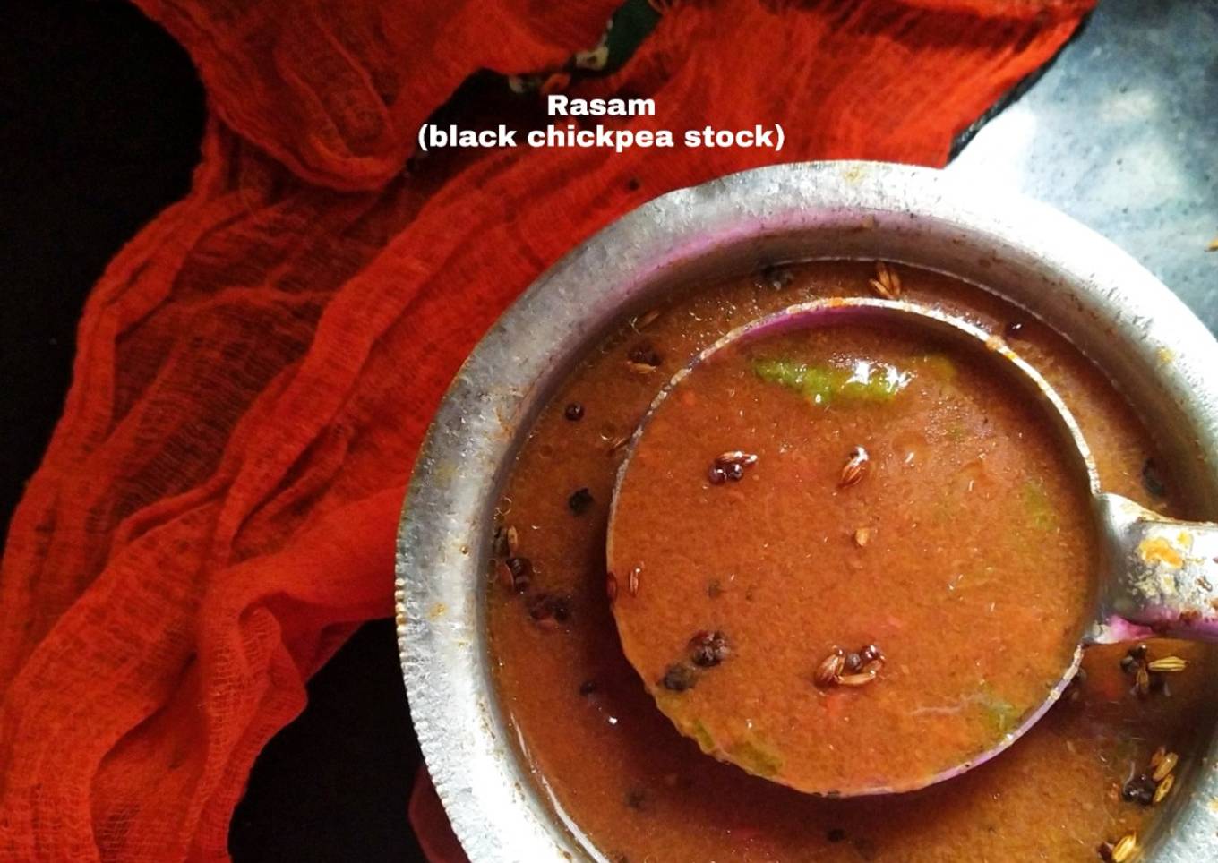 Rasam (black Chickpea stock rasam)