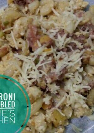 Foto resep Menu praktis sarapan "Macaroni Scrambled"