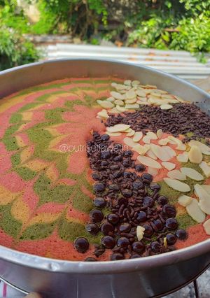 Foto resep Rainbow cake putih telur