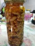 Porotos en vinagre picante