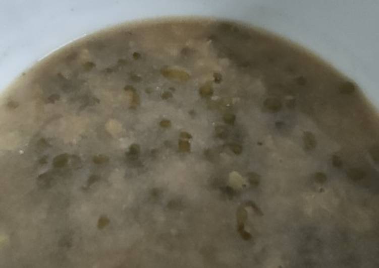 Bubur kacang ijo rumahan (simple)