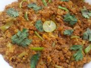 A picture of leftover keema