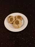Toffee Shortbread Cookies With a Creamy Coffee Ganache Center