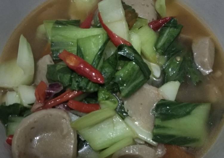 Bagaimana Menyiapkan Sayur Pakcoy Baso Anti Gagal