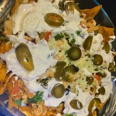 Restaurant style Loaded Nachos A picture of Restaurant style Loaded Nachos.