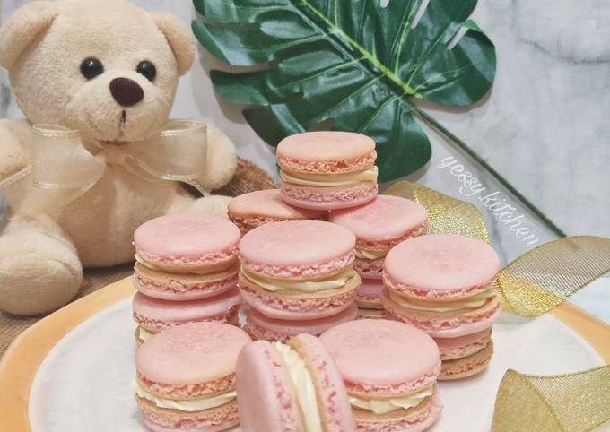 French Macaron Tanpa Tepung Almond (tepung terigu)