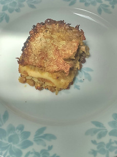 Una foto de Pastel de lentejas