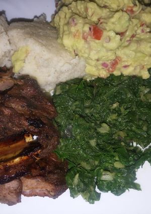 A picture of Mbuzi choma.