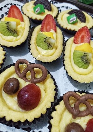 Foto resep Pie Buah Custard