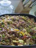 Arroz frito con cerdo