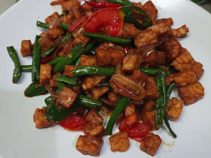 Langkah Gampang Membuat Resep Oseng- Oseng Tempe Kacang Panjang yang Uenak Anti Ribet, Mantap