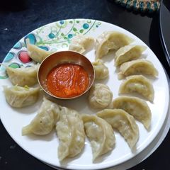 A picture of Veg momos.