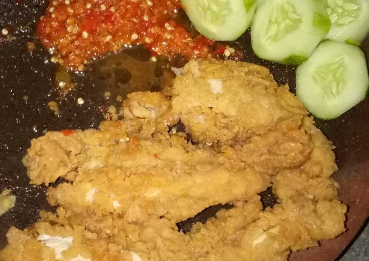 Resep Ayam Geprek🐓🍗+ Sambel Bawang yang Enak