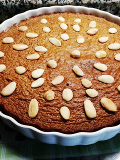 Una foto de Pastel de almendras