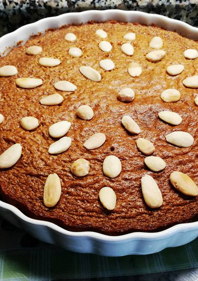 Una foto de Pastel de almendras