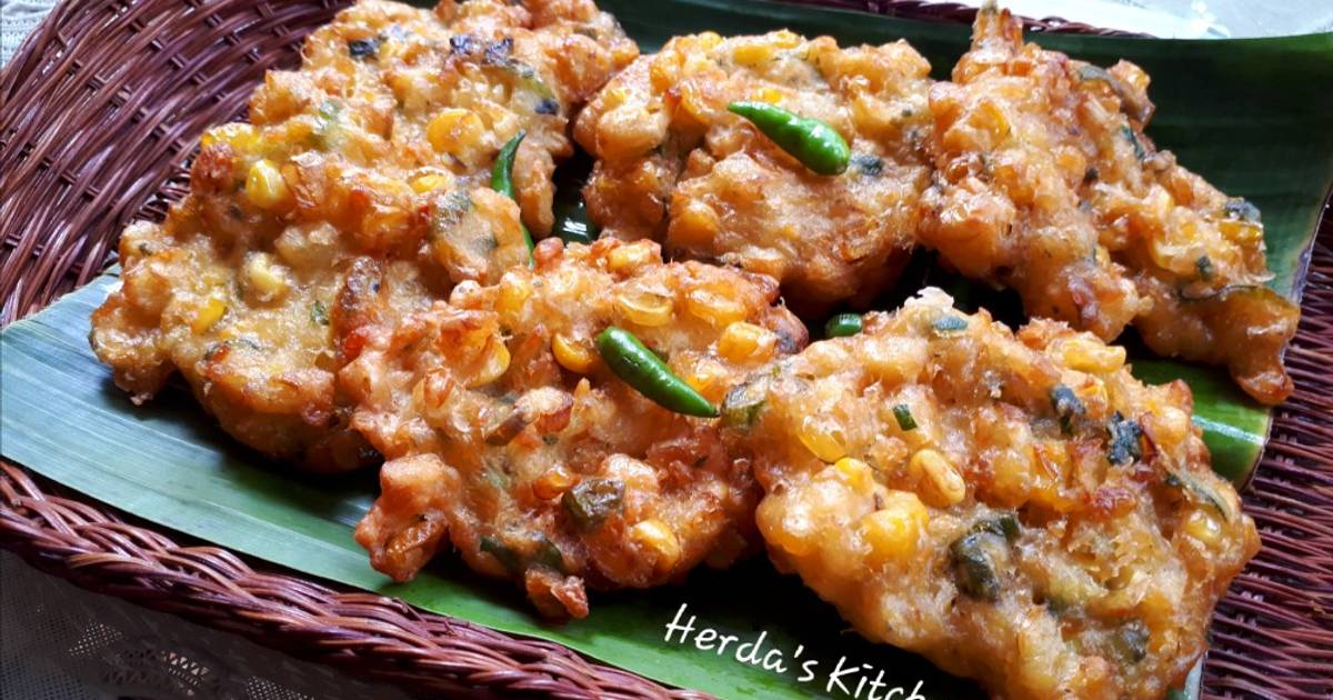 Resep Bakwan Jagung Pedas Crispy Oleh Herdas Kitchen Cookpad