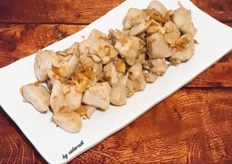 !DICOBA Resep Pollo Al Ajillo (Ayam Bawang Putih Khas Spanyol) resep masakan rumahan yummy app