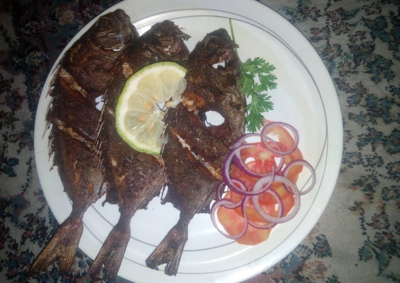 Spicy fried fish